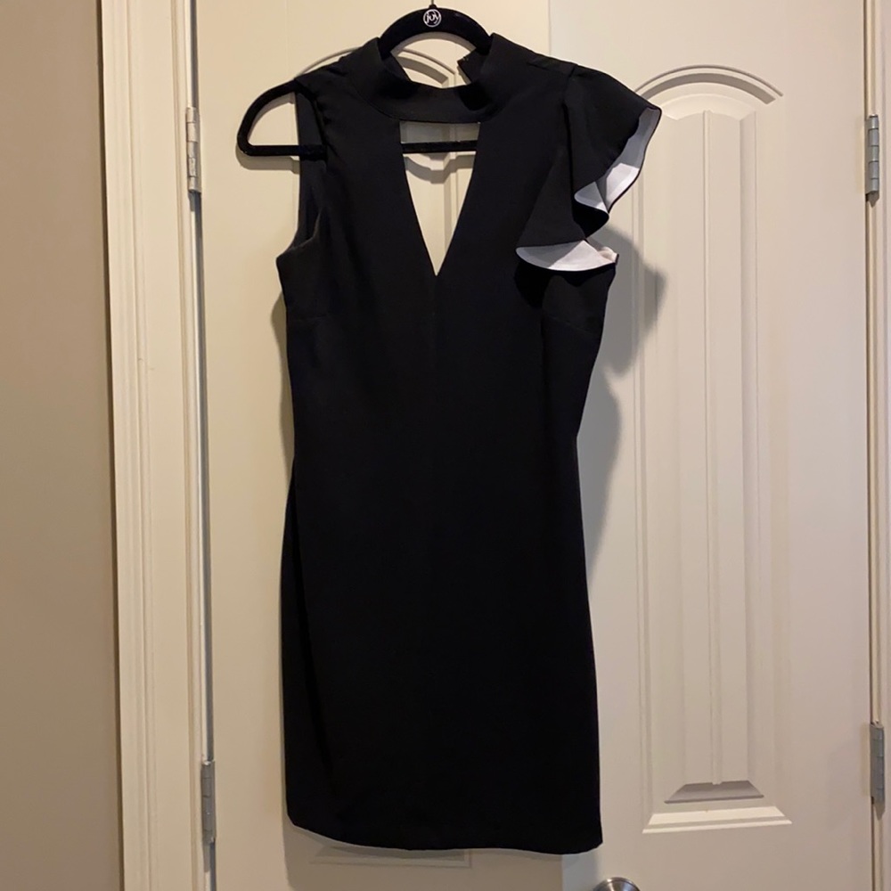 Black cocktail dress